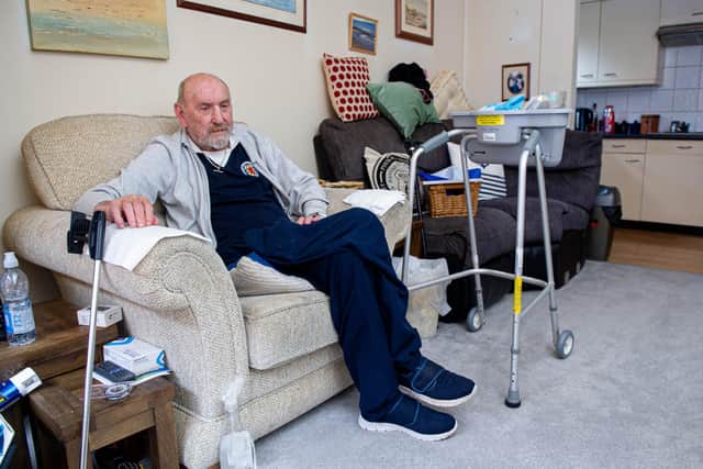 Eric Fowler, 72, had his mobility scooter stolen outside his home in Stubbington.

Picture: Habibur Rahman