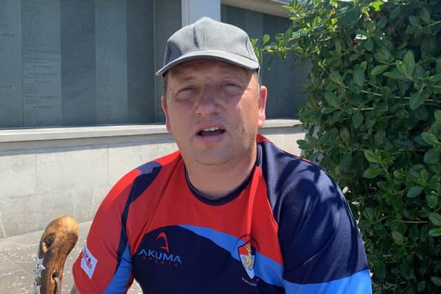 Matt Boyle, a veterans well being adviser for the PositiveMinds service in Portsmouth.