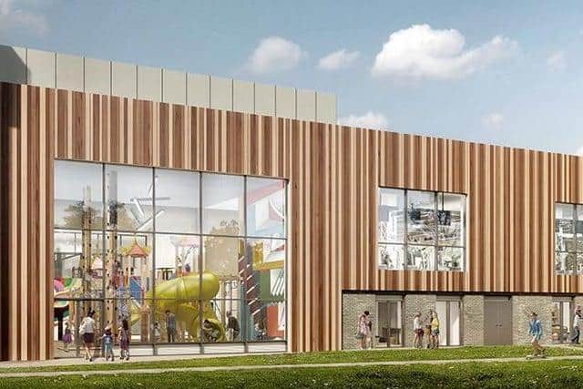 An artist's impression of how the extension could look.