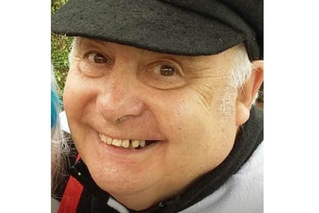 Pompey fan Robin Sweetman, who has passed away after a battle with cancer.
