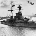 HMS Royal Oak in Portsmouth Harbour prior to the Second World War.The News PP1652