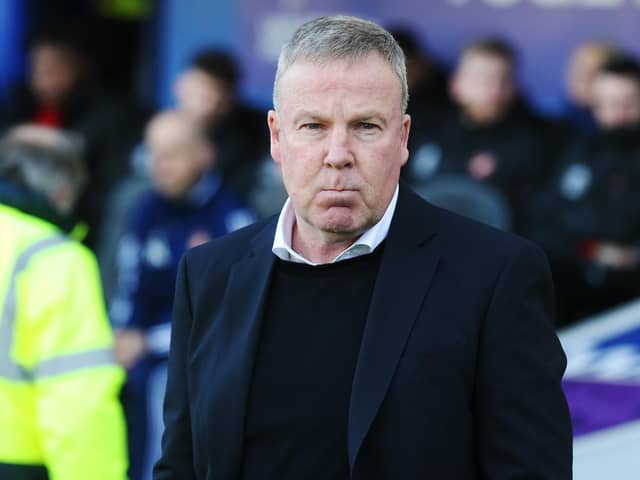Pompey boss Kenny Jackett is absent for tonight's game at Bristol Rovers. Picture: Joe Pepler