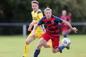 Zak Willett has scored over 50 goals for Paulsgrove and Southsea United in 2020/21, in just 27 appearances. Picture: Chris Moorhouse