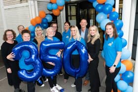 The 350+ team and partners at the launch of the 350+ learning hub at HSDC Alton