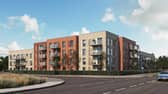 Chichester Shopwyke Lakes CGI