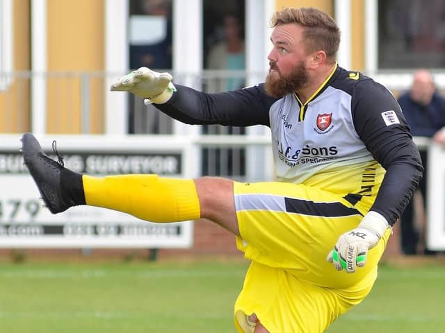 Horndean keeper Cameron Scott has only conceded one goal in six Wessex League games this season