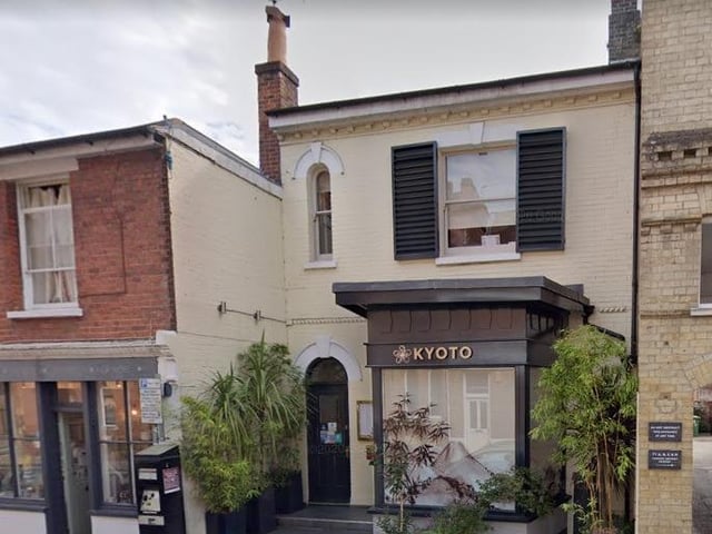 Kyoto Kitchen, in Winchester, serves authentic Japanese cuisine, including tempura, sushi and sashimi, and other various small plates.
