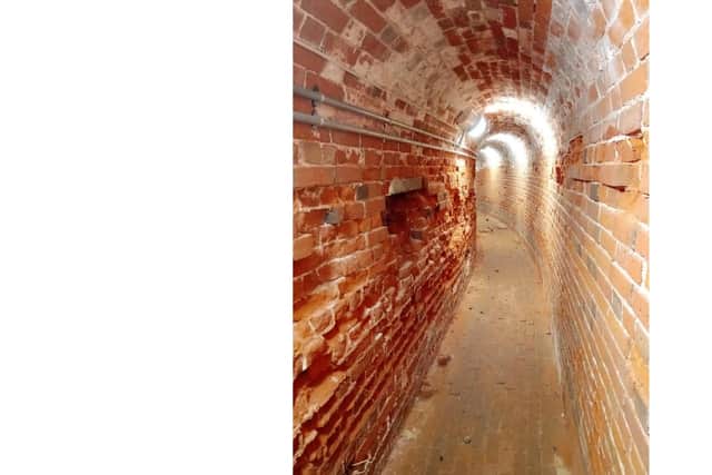 Tunnels under Southsea Castle