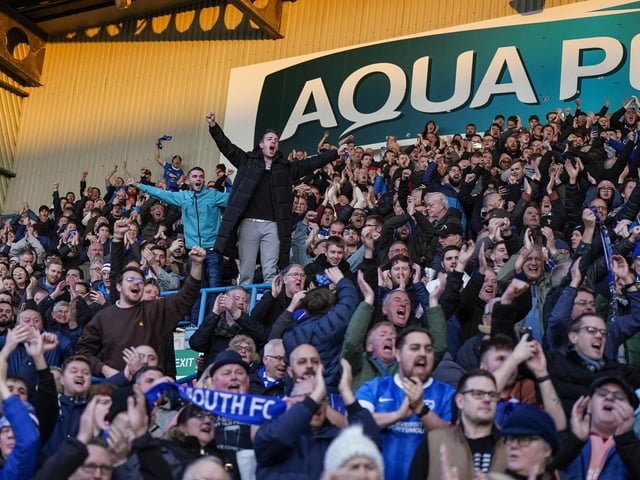 1,848 Pompey fans made the near 750-mile round trip to Carlisle's Brunton Park.