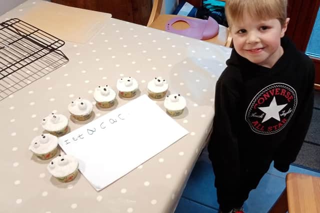 Harry Cliverd, five, received the title of Most Creative Baker.