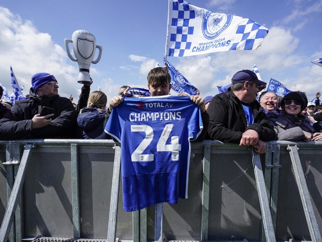 During the Portsmouth FC and Portsmouth Women Champions on the Common, celebrating Pompey’s double title triumphPicture Credit: Jason Brown +44 7545 760582