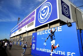 Portsmouth football club gv Fratton park gv fratton park exterior gvFile photo dated 16-05-2019 of General view of Fratton Park, Portsmouth. PA Photo. Issue date: Saturday March 21, 2020. Portsmouth have confirmed that three players have tested positive for coronavirus. See PA story SPORT Coronavirus. Photo credit should read Adam Davy/PA Wire.