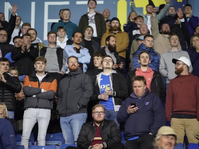 1,460 Pompey fans made the mid-week trip to Oxford United on Tuesday evening.