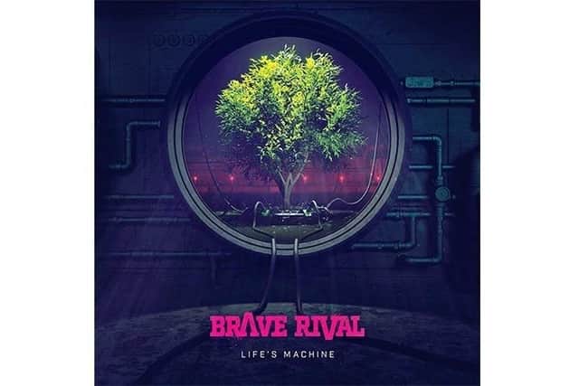 The cover of Brave Rival's 2022 debut album, Life's Machine