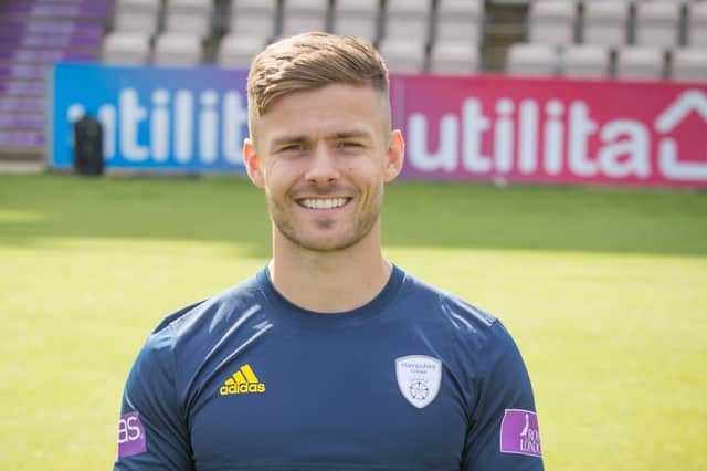 Lewis McManus hit 50 off 52 balls as Hampshire suffered defeat to Essex in their opening Royal London Cup tie.
Picture: Habibur Rahman