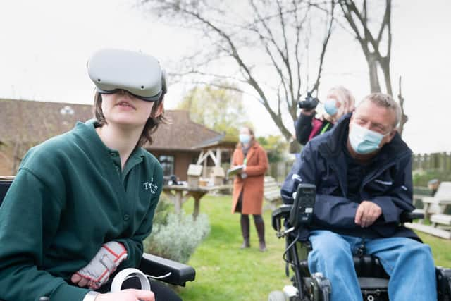 Geoff Holt MBE DL and his charity Wet Wheels launches groundbreaking 360 degree open water video adventure for land-locked young disabled people.