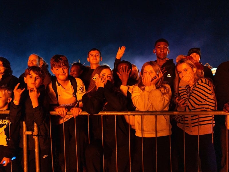 Fireworks & entertainment at
HMS Sultan