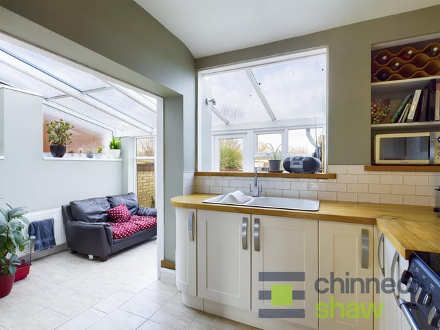 This four-bedroom house in Copnor is on the market for £380,000. It is listed by Chinneck Shaw.