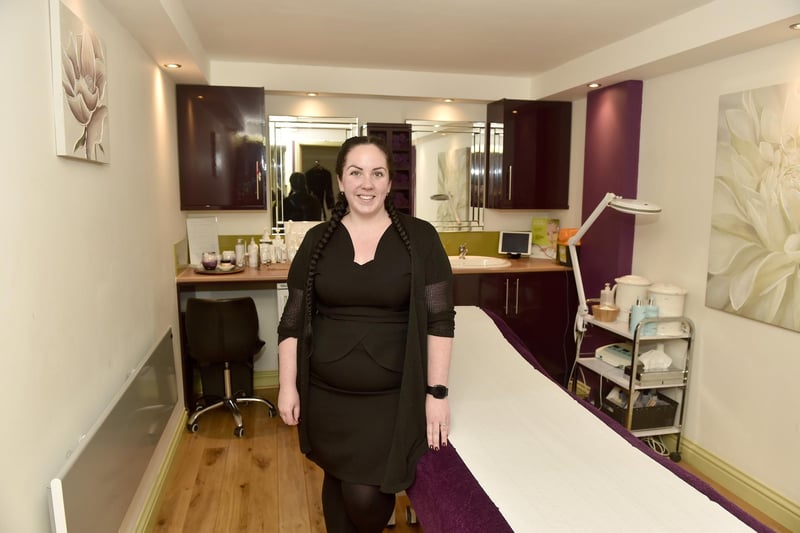 Alverstoke village has a high percentage of female business owners.
Pictured is: Elizabeth Connolly owner of Beauty by Design.
Picture: Sarah Standing (180124-2582)