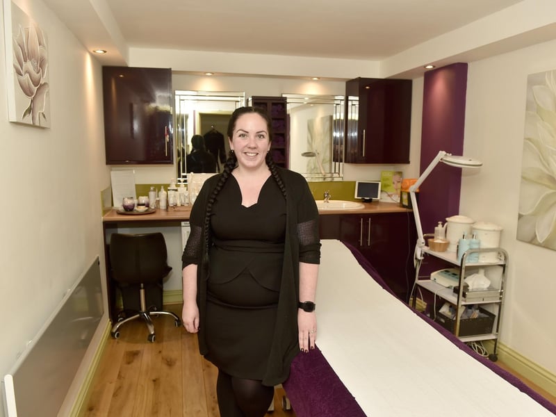 Alverstoke village has a high percentage of female business owners.Pictured is: Elizabeth Connolly owner of Beauty by Design.Picture: Sarah Standing (180124-2582)