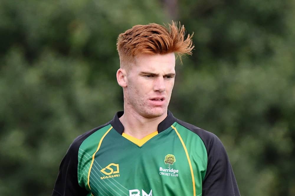 Ollie Southon finished the 2022 season as the leading wicket-taker in the entire Hampshire League .
Picture: Neil Marshall