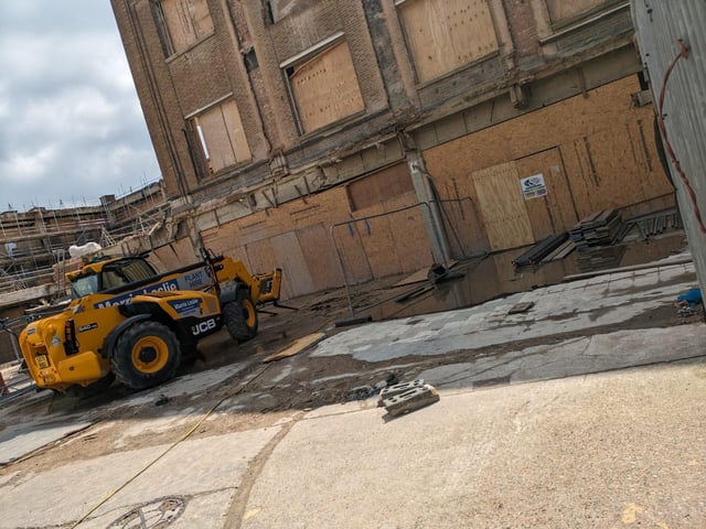 As yet unfinished commercial units inside the large empty Debenhams building in Southsea have been advertised as available to let online via property consultancy firm Vail Williams.