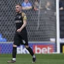 Joe Morrell is sent off for Pompey against MK Dons in April. Picture: Jason Brown/ProSportsImages