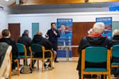 Alan Mak MP at his latest Q&A public meeting for residents of Purbrook and Stakes wards