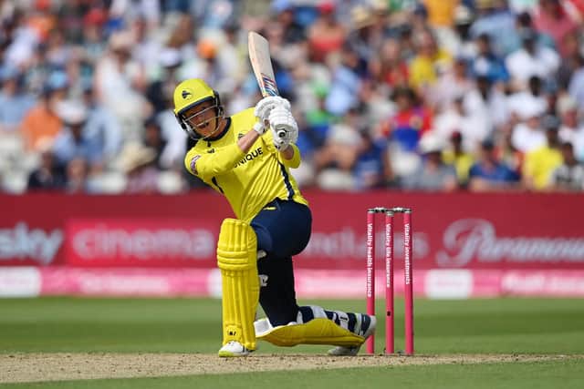 Tom Prest has helped Hampshire  through to the Royal London Cup semi-finals. Photo by Alex Davidson/Getty Images