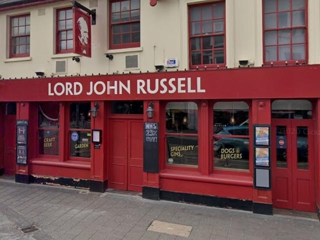 Lord John Russell in Albert Road, received a five rating on March 23, according to the Food Standards Agency website.