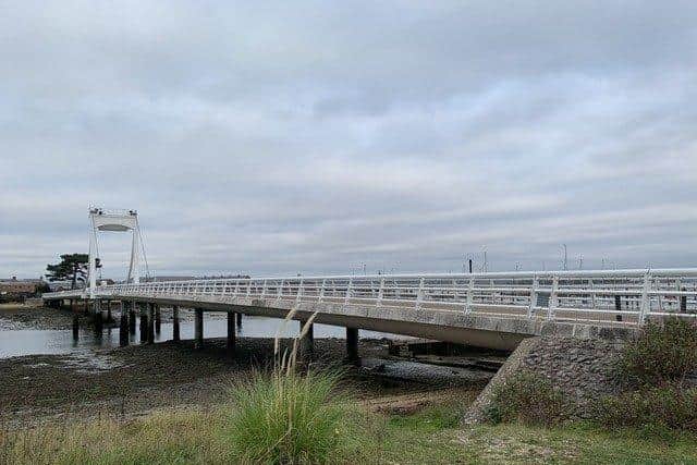 The Millennium Bridge over Forton Lake in Gosport
December 2021
Picture: Toby Paine