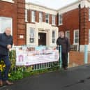  Lee Hub, the community organisation set to take over Lee-on-the-Solent library has been given the green light.

Pictured is: (l-r) Jonathan Moore, chairman of Lee Business Association and Cllr. Graham Burgess.

Picture: Sarah Standing (271020-6941)