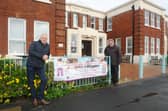  Lee Hub, the community organisation set to take over Lee-on-the-Solent library has been given the green light.

Pictured is: (l-r) Jonathan Moore, chairman of Lee Business Association and Cllr. Graham Burgess.

Picture: Sarah Standing (271020-6941)