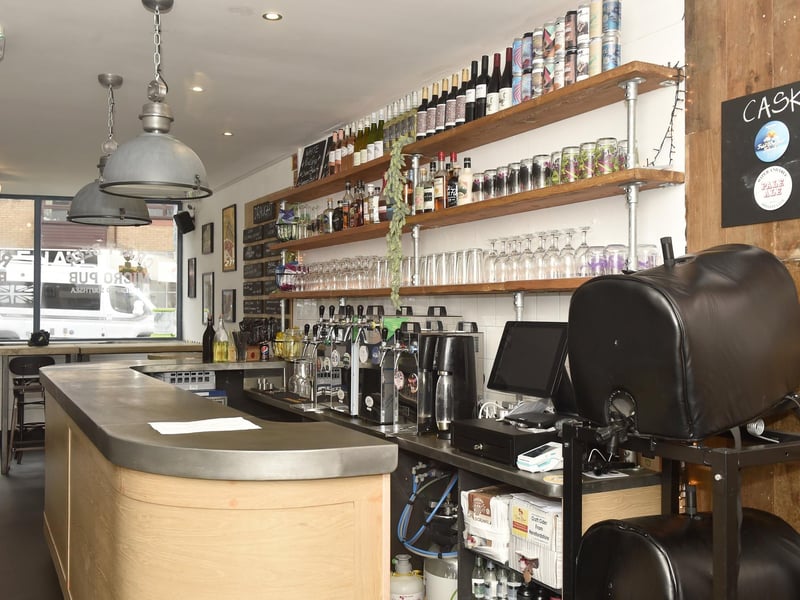The Cellars Micropub in Albert Road, Southsea.
Picture: Sarah Standing (220224-7234)