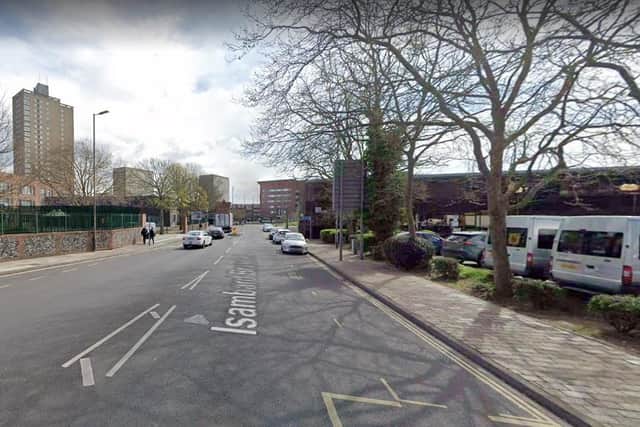 The girl was sexually assaulted in Isambard Brunel Road. Picture: Google Street View.