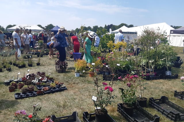 Visitors flocked to the Stansted Garden Show