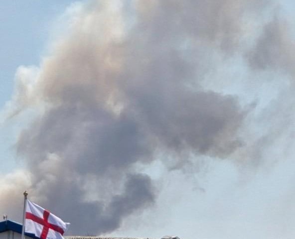 Massive fire on Hayling Island sees 50 firefighters attend scene