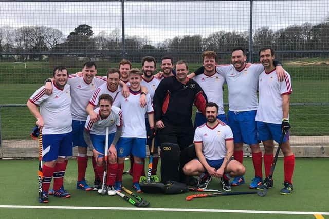 US Portsmouth pictured after the 4-0 win over Southampton 2nds that gauranteed them a top two finish in Division 3 of the Hampshire League. Back (from left): Callum Stoyles, James Dudley, Ross Carson, Tom Singleton, Ryan Carey, Ben Hickman, Tim Mallett, George Cooke
Front: Elliott Ferrett, Jamie Martin, Jack Green, Ben Organ, Tom Miller. Regulars missing - Jon Veck, Jack Ferrett, Si Stevenson, Si Massiah, Todd Straughan