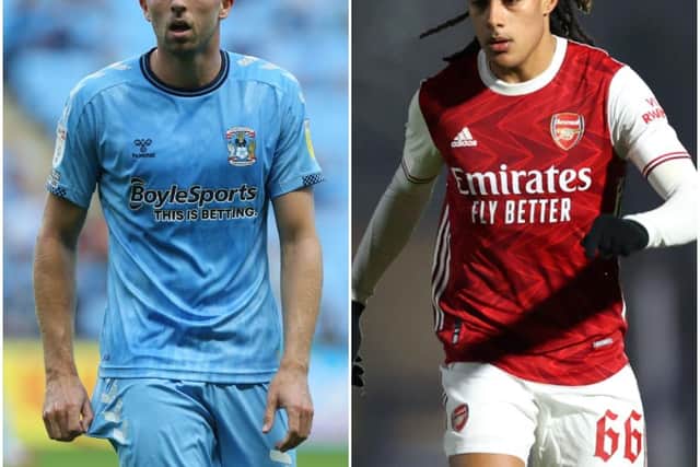 Jordan Shipley, left, and Miguel Azeez are two of the latest names to be linked with Pompey
