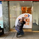 Hampshire Design Studios provided new graphics at Alpha Cars' new office in Park Parade Havant.
