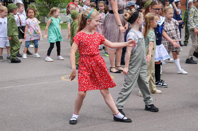 Highbury Primary School, Portsmouth celebrates D-Day on Friday 7th June 2024
Picture: Habibur Rahman