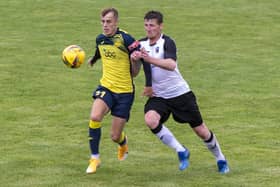 James Franklyn has gone nine games without scoring for Moneyfields. Picture: Mike Cooter