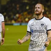 Connor Ogilvie scored in Pompey's 3-2 win at Barnsley on Tuesday night - but a groin strain prevented him from finishing the game