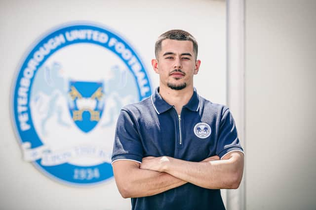 Peterborough Unite signing and former Pompey triallist Ryan De Havilland. Photo: Joe Dent.