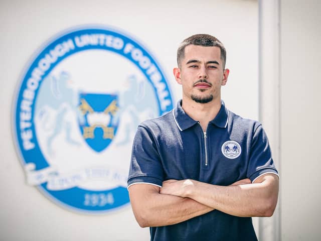 Peterborough Unite signing and former Pompey triallist Ryan De Havilland. Photo: Joe Dent.