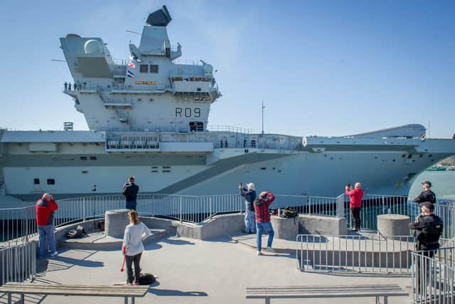 View from the Round Tower of HMS Prince of Wales. Picture: Habibur Rahman