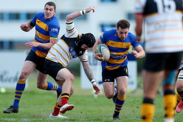 Gosport & Fareham on the attack during their victory against Portsmouth, at Gosport Park. Picture: Chris Moorhouse