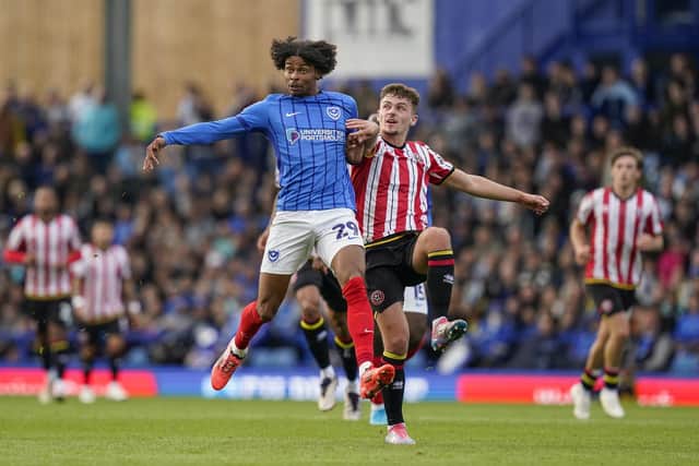 Harvey Blair has made seven appearances for Pompey since his summer switch from Liverpool. Picture: Jason Brown/ProSportsImages