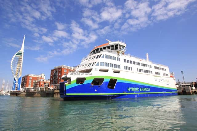 Wightlink’s flagship ferry Victoria of Wight