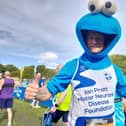 Carlo Van Leeuwen, 41 from Southampton, got into character as the Cookie Monster for the 2022 Great South Run. Picture: David George